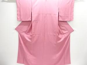 未使用品　亀甲に花模様刺繍付け下げ色無地着物